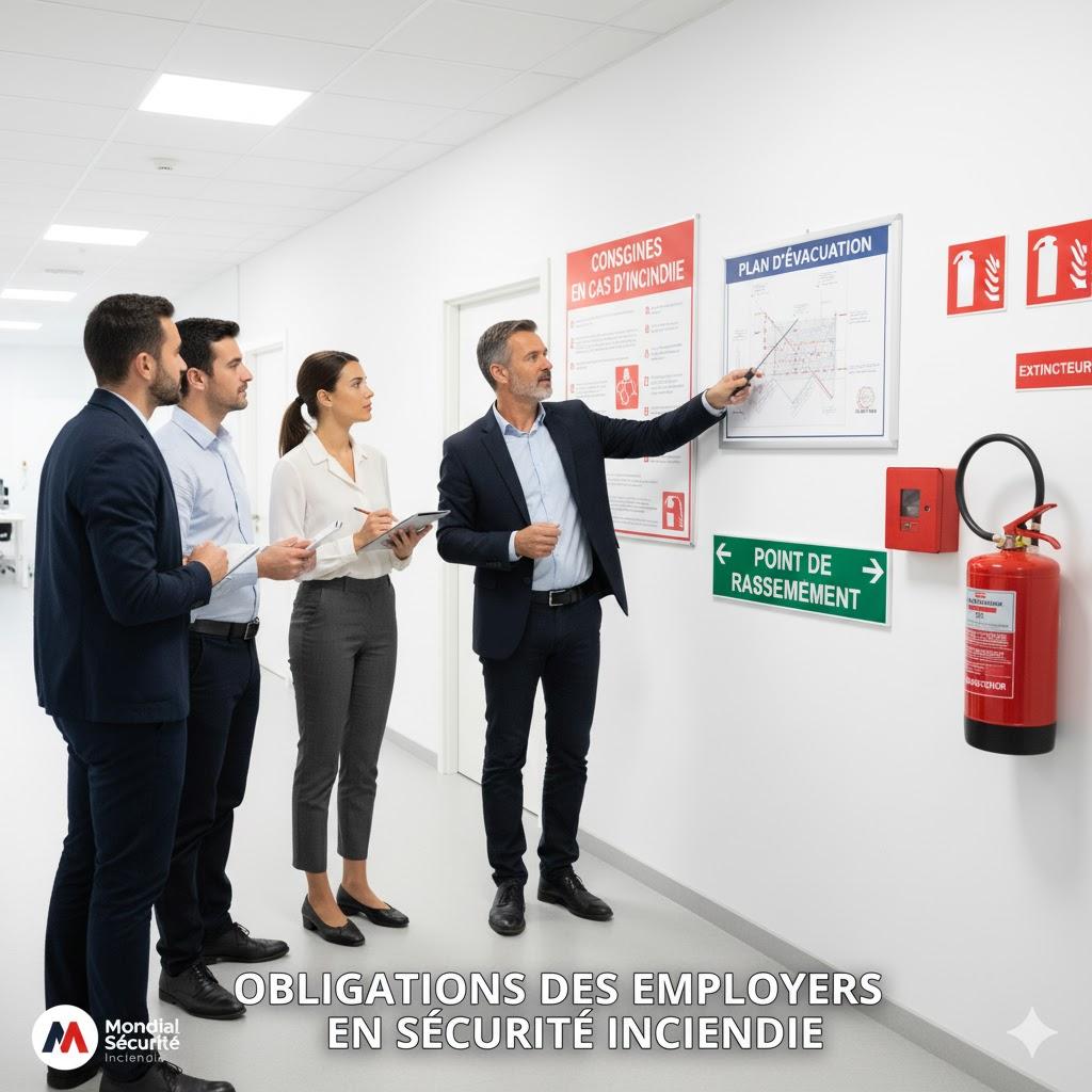 Pompier en intervention illustrant les classes de feux pour la formation sécurité incendie — Expertise MSI Paris