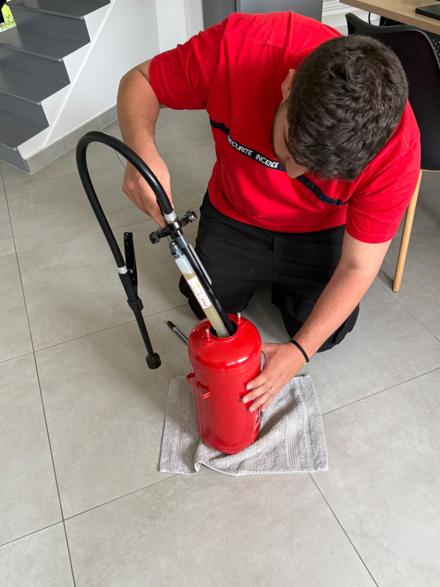 Technicien MSI en intervention de maintenance sur site en Val d'Oise (95)